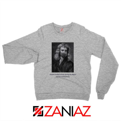 Isaac Newton Mask Sport Grey Sweatshirt