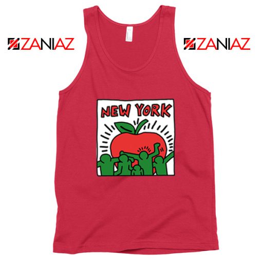 Keith Haring Graffiti New York Red Tank Top