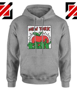 Keith Haring Graffiti New York Sport Grey Hoodie