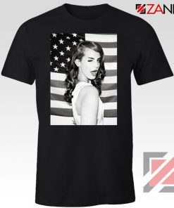 Lana Del Rey American Flag Tshirt