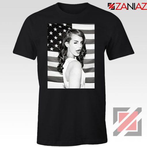 Lana Del Rey American Flag Tshirt