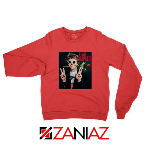 Lewis Capaldi Red Sweatshirt