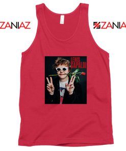 Lewis Capaldi Red Tank Top