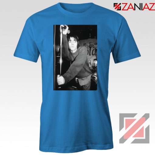 Liam Gallagher Singer Blue Tshirt