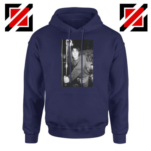 Liam Gallagher Singer Navy Blue Hoodie