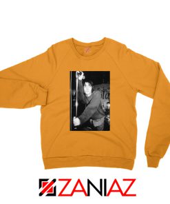 Liam Gallagher Singer Orange Sweatshirt