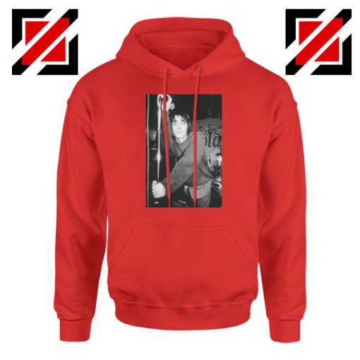 Liam Gallagher Singer Red Hoodie