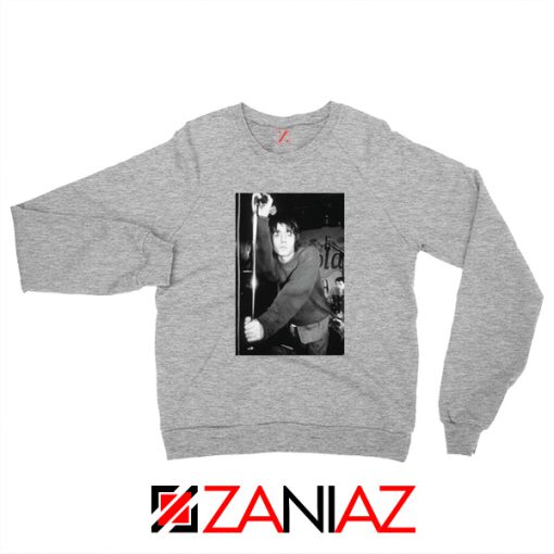 Liam Gallagher Singer Sport Grey Sweatshirt