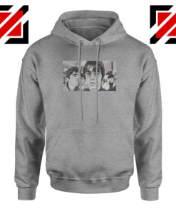 Liam and Noel Gallagher Sport Grey Hoodie