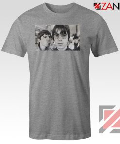 Liam and Noel Gallagher Sport Grey Tshirt