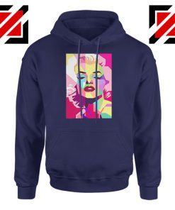 Marilyn Monroe Navy Blue Hoodie