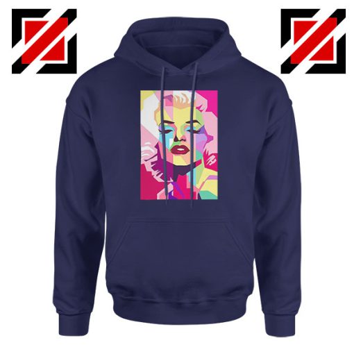 Marilyn Monroe Navy Blue Hoodie