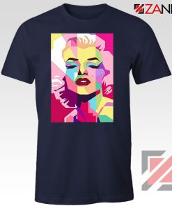 Marilyn Monroe Navy Blue Tshirt