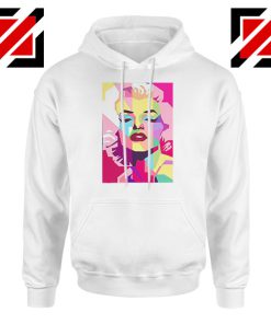 Marilyn Monroe White Hoodie