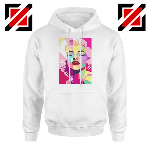 Marilyn Monroe White Hoodie