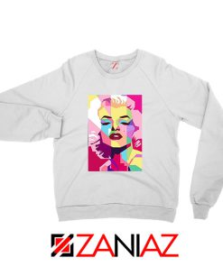 Marilyn Monroe White Sweatshirt