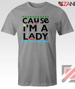 Martin Lawrence Cause I am A Lady Sport Grey Tshirt