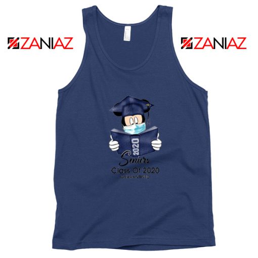 Mickey Seniors Class Of 2020 Navy Blue Tank Top