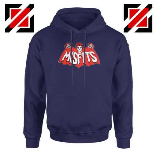 Misfits Music Band Navy Blue Hoodie