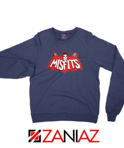 Misfits Music Band Navy Blue Sweatshirt