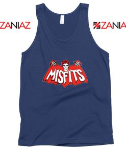 Misfits Music Band Navy Blue Tank Top