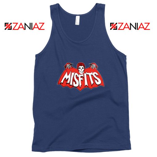 Misfits Music Band Navy Blue Tank Top