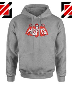 Misfits Music Band Sport Grey Hoodie