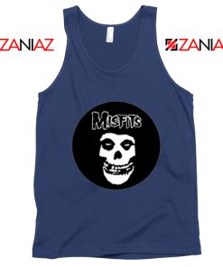 Misfits Posters Navy Blue Tank Top