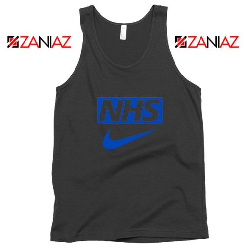 NHS Nike Parody Black Tank Top