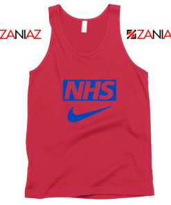 NHS Nike Parody Red Tank Top