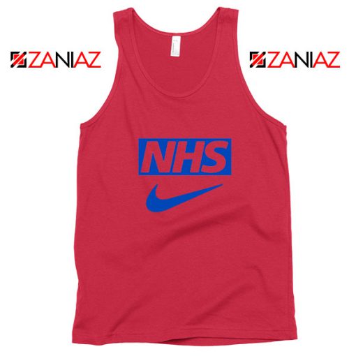 NHS Nike Parody Red Tank Top