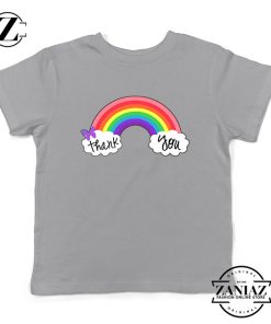 NHS Rainbow Thank You Sport Grey Kids Tshirt