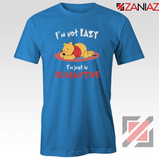 Pooh Quarantine Blue Tshirt