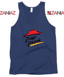 Pop Punk Pizza Hut Navy Blue Tank Top