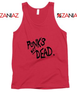 Punk's Not Dead Red Tank Top