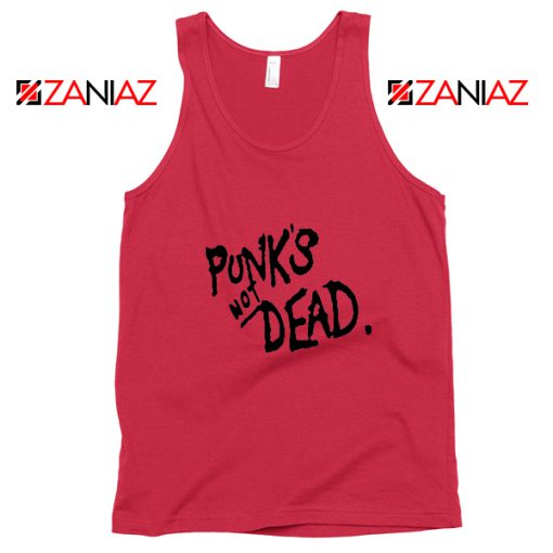 Punk's Not Dead Red Tank Top