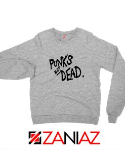 Punk's Not Dead Sport Grey Sweatshirt