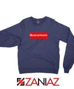 Quaranteam Pandemic 2020 Navy Blue Sweatshirt