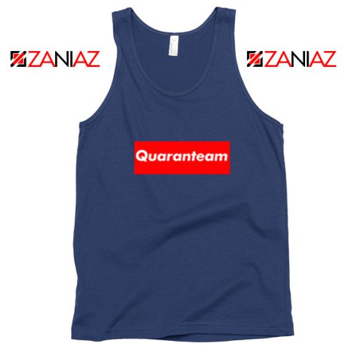 Quaranteam Pandemic 2020 Navy Blue Tank Top