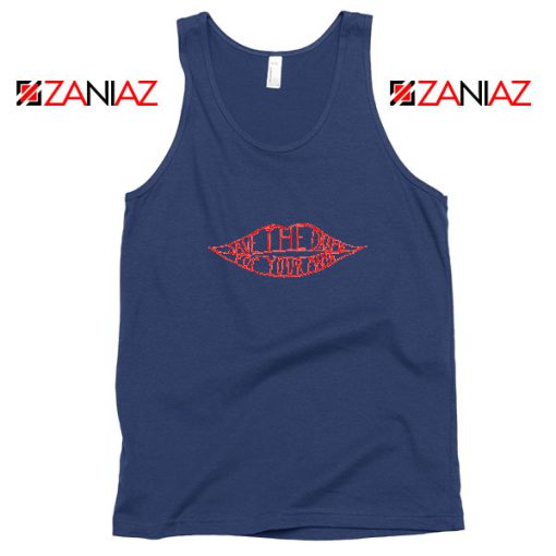 Save The Drama Navy Blue Tank Top