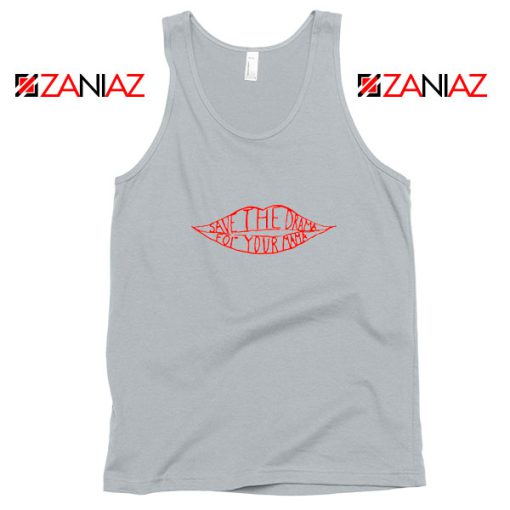 Save The Drama Sport Grey Tank Top