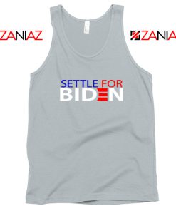 Settle For Biden Sport Grey Tank Top