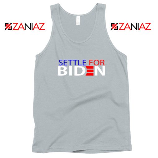 Settle For Biden Sport Grey Tank Top