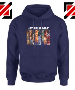 Skywalker Saga Posters Navy Blue Hoodie