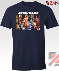 Skywalker Saga Posters Navy Blue Tshirt