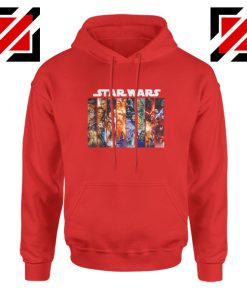 Skywalker Saga Posters Red Hoodie