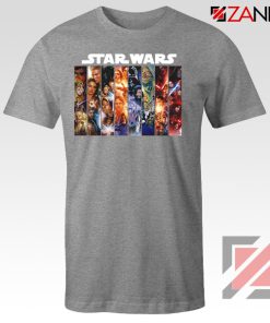 Skywalker Saga Posters Sport Grey Tshirt