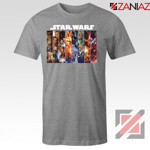 Skywalker Saga Posters Sport Grey Tshirt