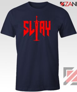 Slay Doom Navy Blue Tshirt