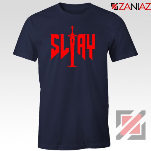 Slay Doom Navy Blue Tshirt